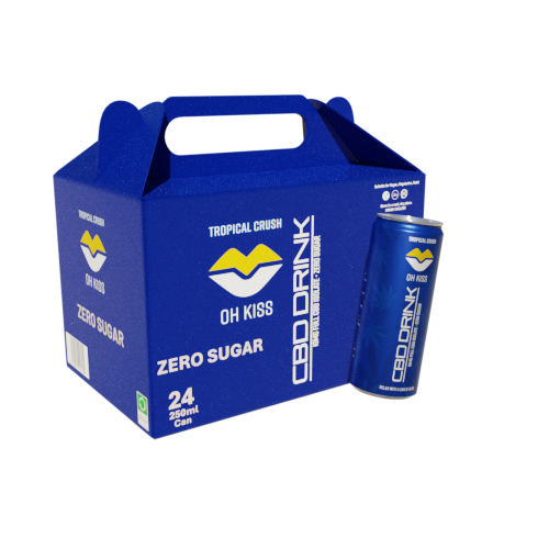 Tropical Crush Zero Sugar 24 × 250ml Sparkling CBD Drink