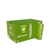 Lemon & Lime Zero Sugar 12 × 250ml Sparkling CBD Drink