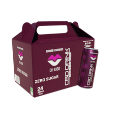 Berries & Cherries Zero Sugar 24 × 250ml Sparkling CBD Drink