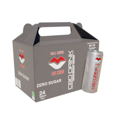 Cola Crush Zero Sugar 24 × 250ml Sparkling CBD Drink