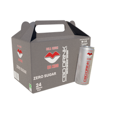 Cola Crush Zero Sugar 24 × 250ml Sparkling CBD Drink
