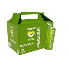 Lemon & Lime Zero Sugar  24 x250ml  Sparkling CBD Drink
