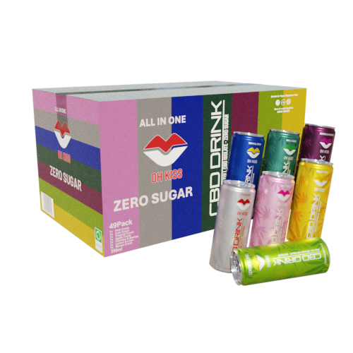 Family Mixed Pack 7 Flavours of each Zero Sugar 49 × 250ml