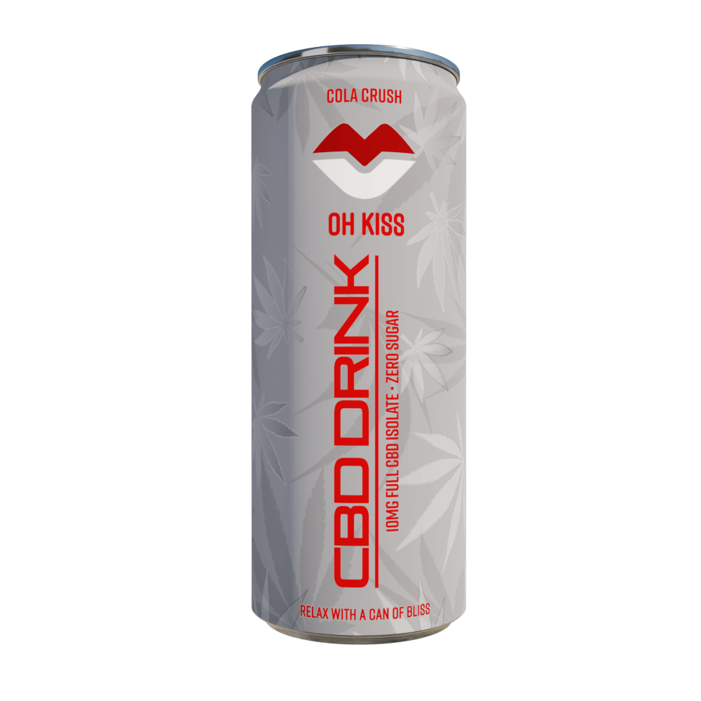 Cola Crush Zero Sugar 24 × 250ml Sparkling CBD Drink